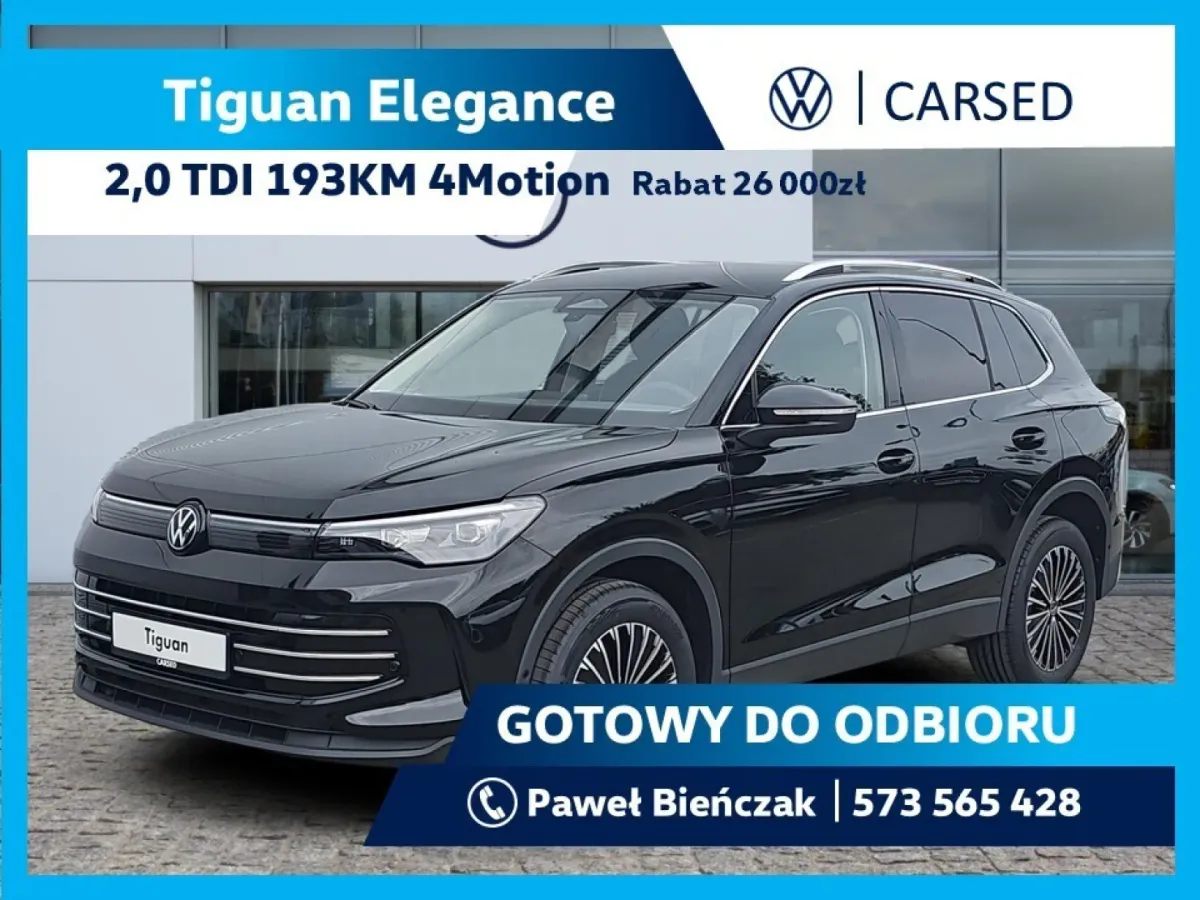 Volkswagen Tiguan Elegance 2.0 TDI 4MOTION 193 KM DSG 7 2026