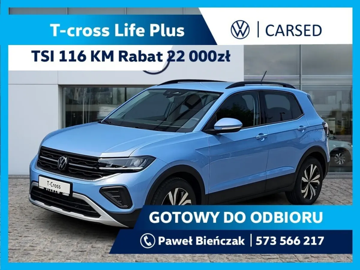 Volkswagen T-Cross Life Plus 1.0 TSI 116 KM manual 2026
