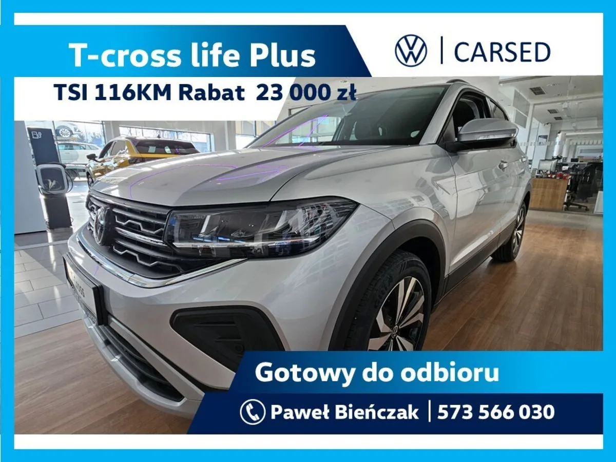 Volkswagen T-Cross Life Plus 1.0 TSI 116 KM manual 2026