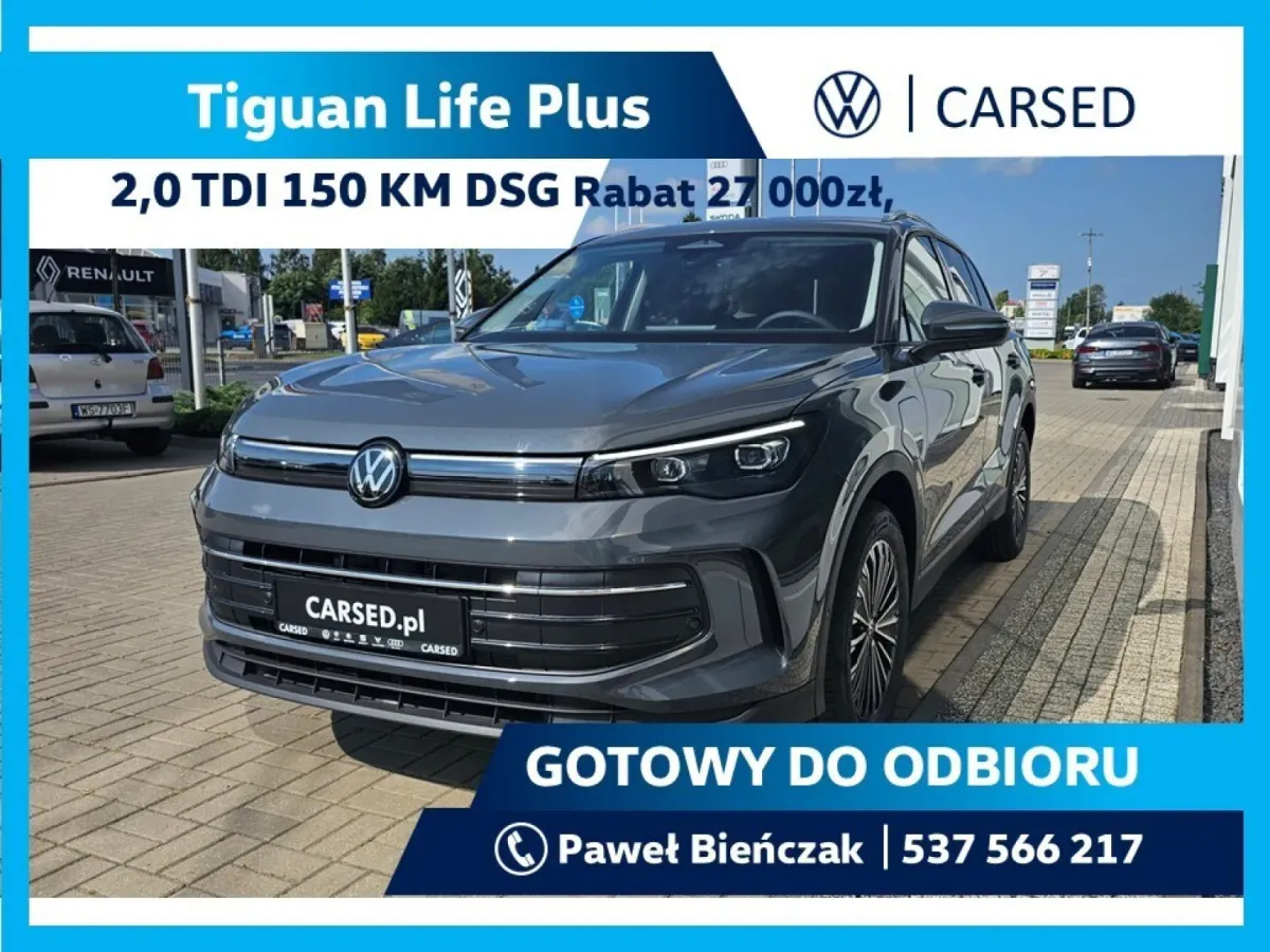 Volkswagen Tiguan Life Plus 2.0 TDI 150 KM DSG-7 2026