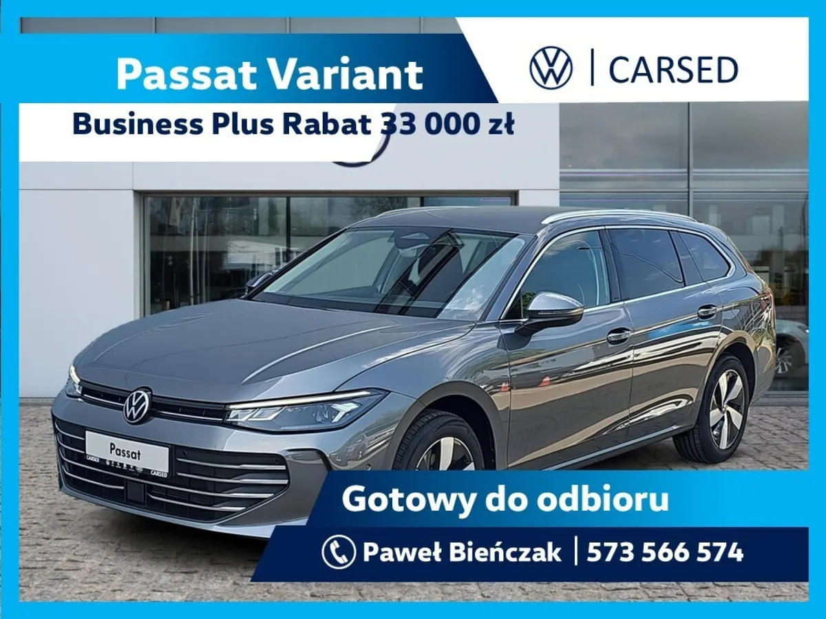 Volkswagen Passat Business Plus 1.5 eTSI 150 KM DSG-7 2026