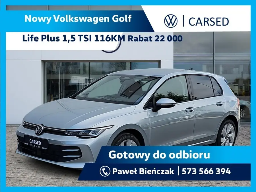 Volkswagen Golf Life Plus 1.5 TSI 116 KM - manual 2026
