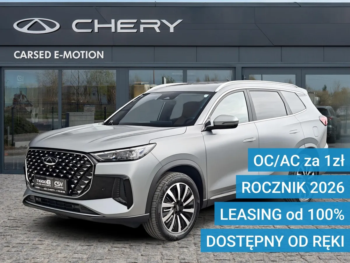 Chery Tiggo 8 PHEV Prestige (+kabel typ3) 2026