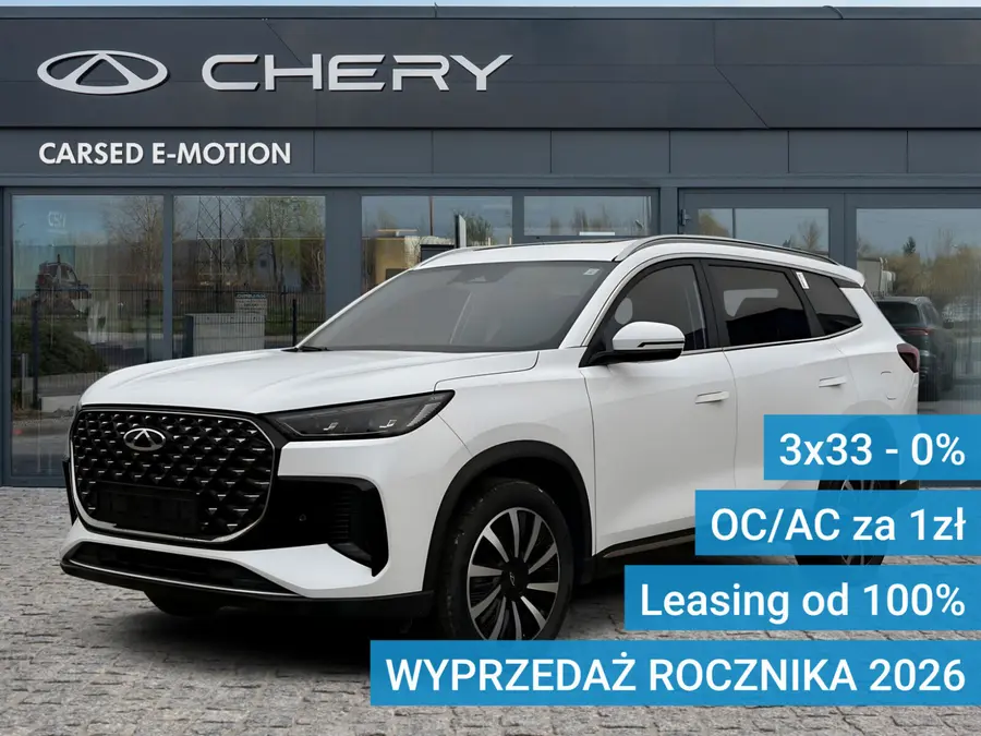 Chery Tiggo 8 PHEV Prestige (+kabel typ2) 2026