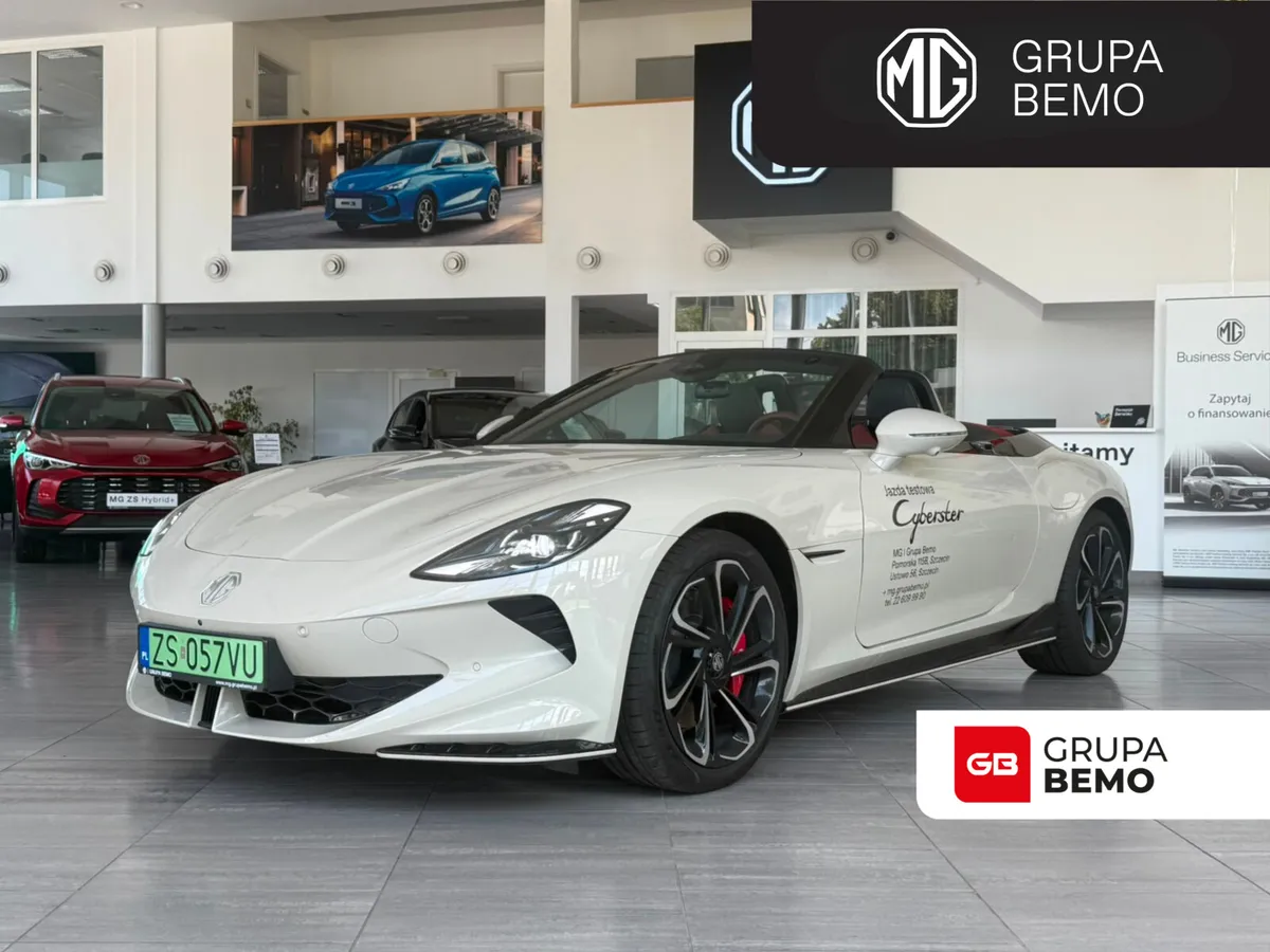 MG Cyberster Czerwony Dach & AWD 2025